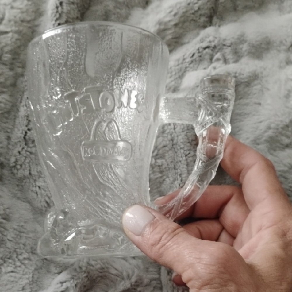 Flintstones Clear Glass Mug